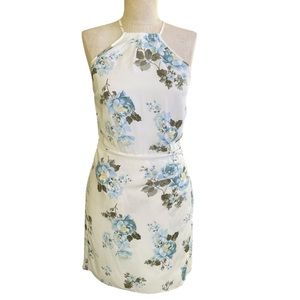 ABERCROMBIE & Fitch Floral Halter Style Mini Dress Size XS